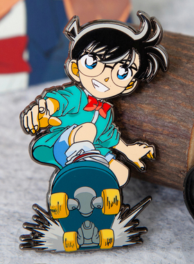 Fanaticpins原创名侦探柯南胸针怪盗基德徽章动漫周边高档ins饰品