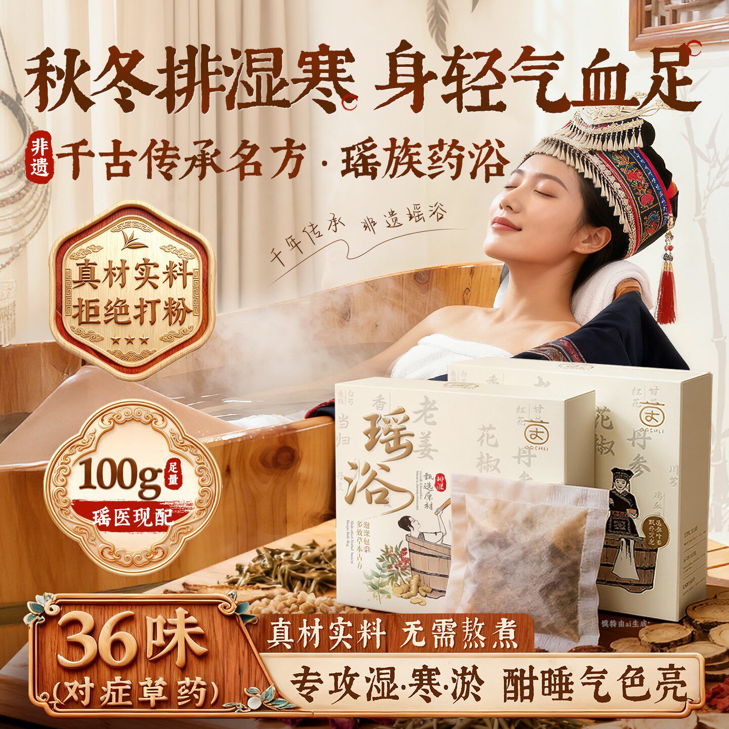 瑶浴泡澡药包中熏蒸驱寒泡脚除湿排汗毒洗头药浴液宫寒官方旗舰店,洗护清洁剂/卫生巾/纸/香薰,泡澡药包,淘宝优惠券,粉丝福利购,淘宝优惠卷