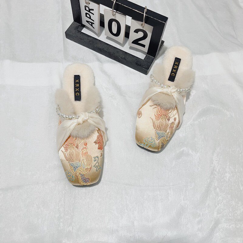 国风新中式软底舒适外穿包头半拖