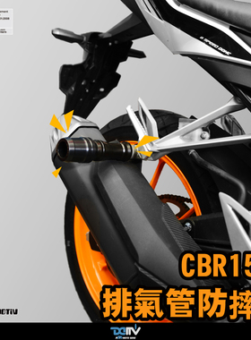 德国 DIMOTIV 适用HONDA本田 CBR150R 排气管防倒防摔球 DMV