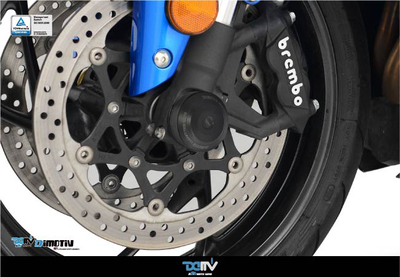 DMV 适用SUZUKI铃木 GSX S1000 F R600 E款前轮防倒防摔球