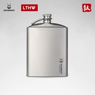 bình đựng nước giữ nhiệt Silverant kiến ​​bạc tinh khiết titan chai rượu vang du lịch ngoài trời di động titan kim loại chai rượu vang nhỏ cốc rượu vang nhỏ bình nhựa đựng nước bình nước 3 lít