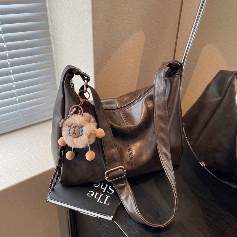 高级感美拉德托特包包女式2024年秋季复古流行单肩包大容量斜挎包