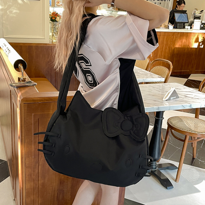 单肩包轻便短途旅行学生托特大包