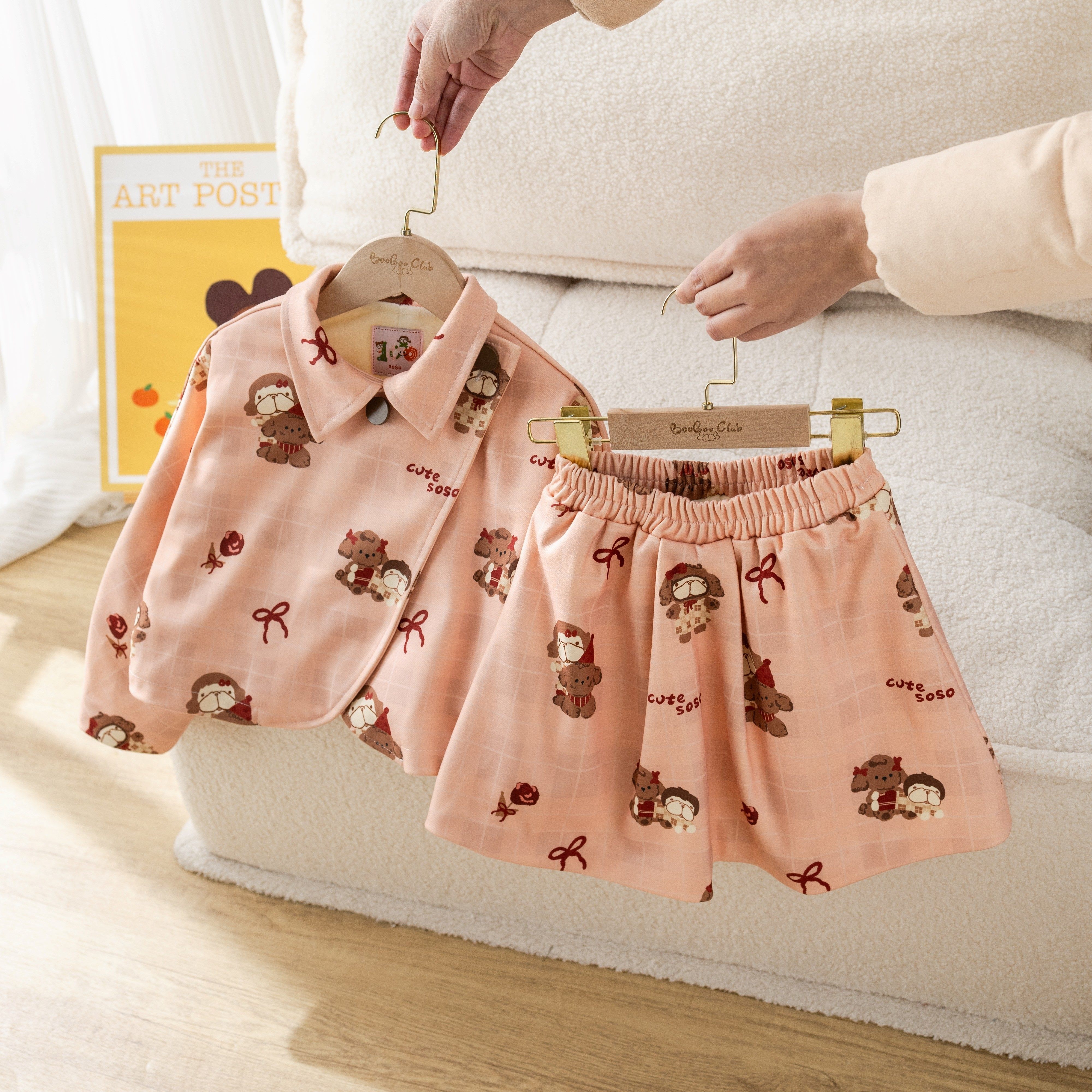 BooBoo布布儿童呢子套装裙纸样132DIY手工打版服装纸样牛皮纸,个性定制/设计服务/DIY,儿童套装加工定制,淘宝优惠券,粉丝福利购,淘宝优惠卷