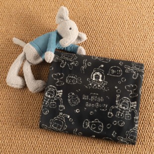 BooBoo布布秋冬保暖奥戴尔大毛圈布料卫衣裤加厚柔软卡通手工面料