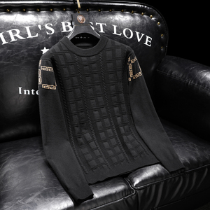 冬季2026男装毛衣圆领羊毛衫加厚针织衫毛织衫23502p135,男装针织衫/毛衣,电商D222