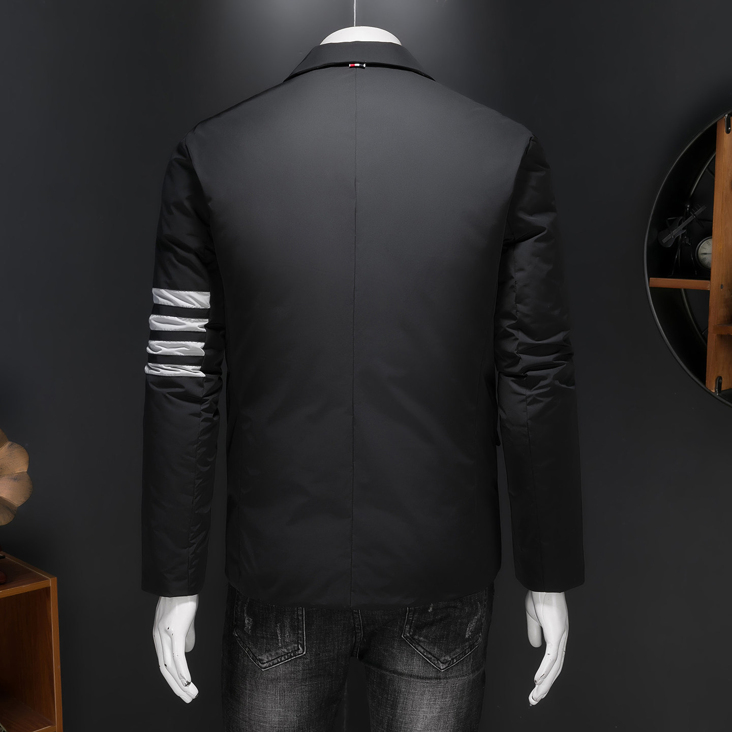 森林猎人2026新款西装男90%白鸭绒羽绒服外套2215p265全年货,男装羽绒服,电商D222