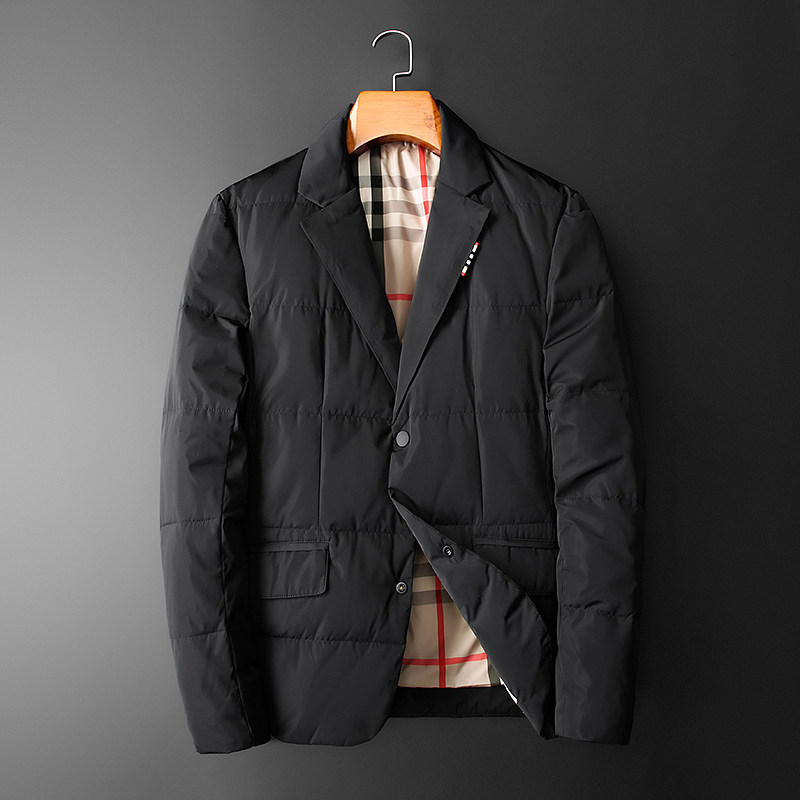 森林猎人冬季男装西装羽绒服90%白鸭绒外套外穿2216p270,男装羽绒服,电商D222
