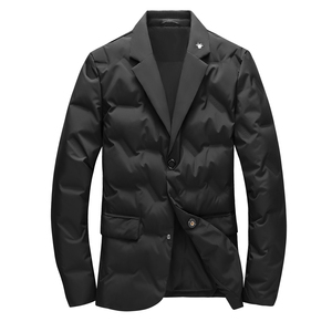 森林猎人2026新款西装男90%白鸭绒羽绒服冬装外套5617p245图片