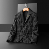 2026新款西装男装90%白鸭绒羽绒服冬装轻薄外套5518p245，男装羽绒服，电商D222