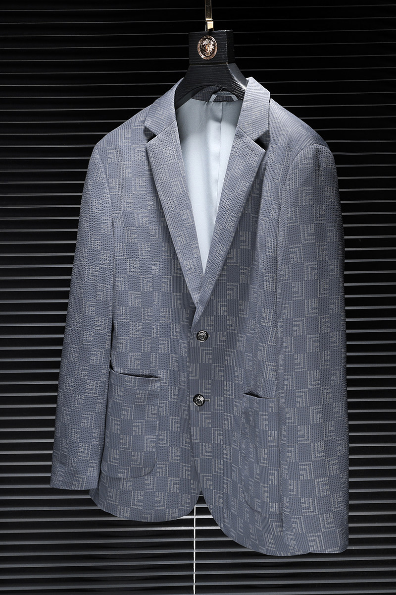 2026春秋新款压花小西装男休闲便西服四季外套B3306P175,男装西服,电商D222