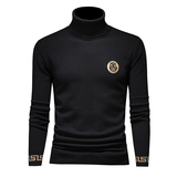 冬季2026男套头羊毛衫两翻领高领加厚毛衣针织衫毛织衫9707p135，男装针织衫/毛衣，电商D222