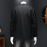 2026春秋季潮流宽松无领马吉拉小西男装欧版西装8863p190，男装西服，电商D222