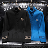 森林猎人冬季羊毛衫翻领高领加厚毛衣男装针织衫毛织衫9518p135，男装针织衫/毛衣，电商D222