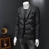 2026新款西装男装90%白鸭绒羽绒服冬装外套5618p245，男装羽绒服，电商D222