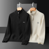 2026男装冬季羊毛衫半高领拉链毛衣针织衫2905p135，男装针织衫/毛衣，电商D222