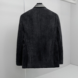 2026新款春秋季小西装拼皮料男韩版四季便西装潮流23699p180，男装西服，电商D222