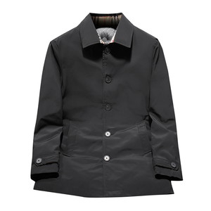 冬季中长款羽绒服新款男90%白鸭绒外套翻领1101p265图片