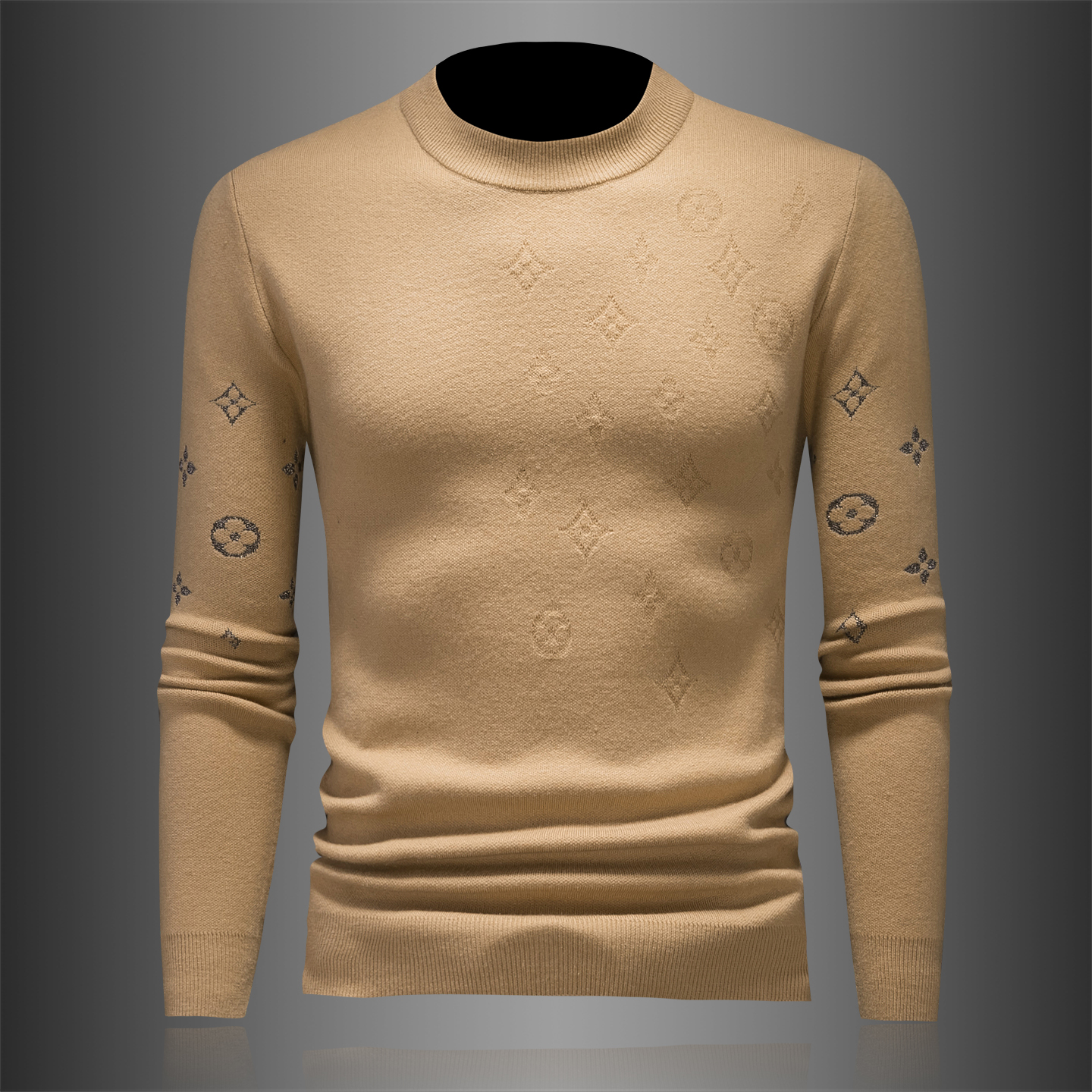 2025冬季男加厚羊毛圆领羊毛衫针织衫毛衣25972p135，男装针织衫/毛衣，电商D222