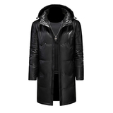 森林猎人冬装鹅绒90%长款羽绒服男真皮衣连帽定制款8926p1550，男装羽绒服，电商D222