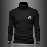 冬季2026男套头羊毛衫两翻领高领加厚毛衣针织衫毛织衫9707p135，男装针织衫/毛衣，电商D222