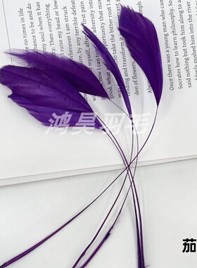 DIY羽毛饰品配件撕尾撕边白色鹅羽毛手工制作胸花头饰服装辅料