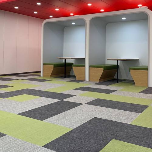 源头工厂PVC编织纹地毯