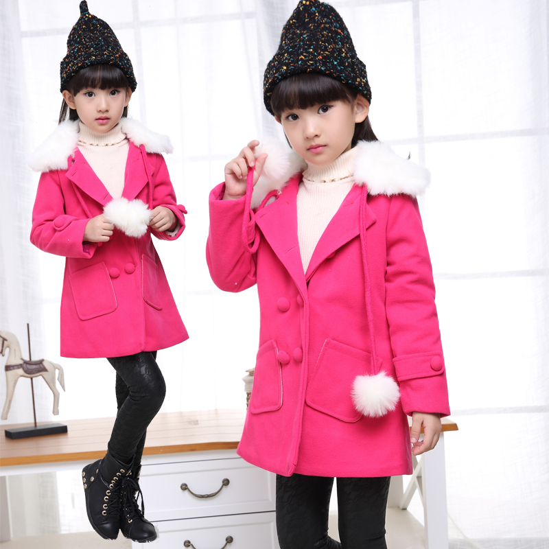 Manteau pour fille en de laine - Ref 2162369 Image 1