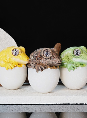 爬宠系列不倒翁巨人守宫系列周边手办模型潮玩摆件 模玩模了