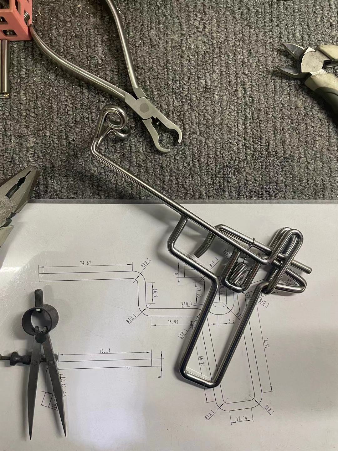 304不锈钢a款 铁丝枪 皮筋枪 纸弹枪 7080后传统玩具 纯手工制作