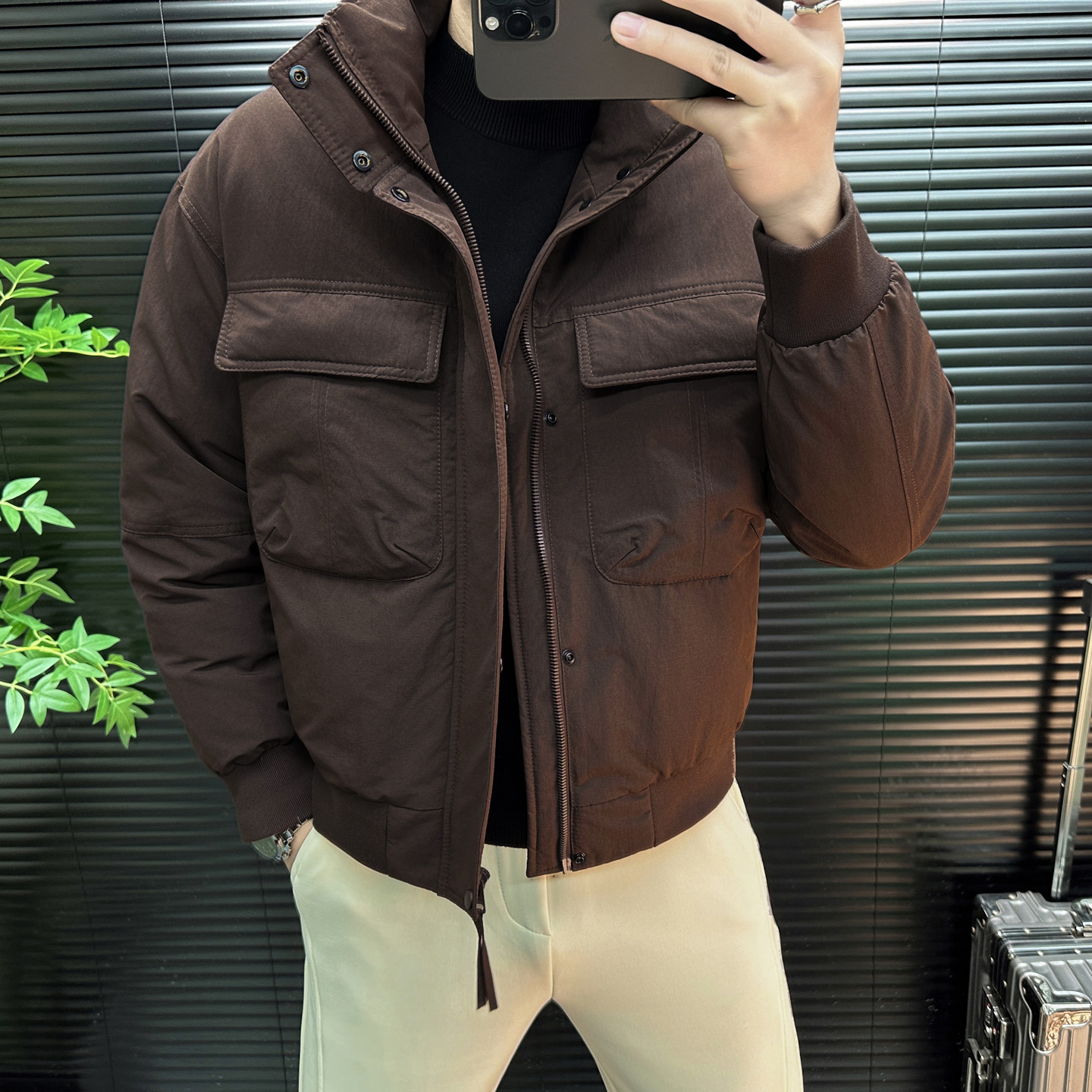 冬季高端男士棉服大口袋设计时尚休闲工装保暖夹克棉衣外套潮男装,男装,棉衣,淘宝优惠券,粉丝福利购,淘宝优惠卷