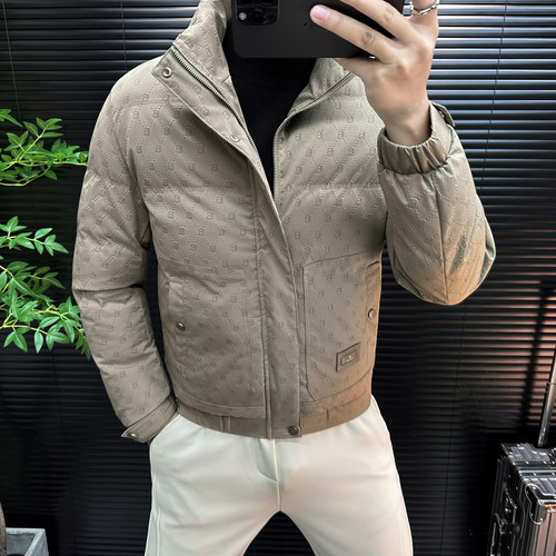 冬季男士立领短款石墨烯云绒棉衣