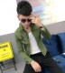 夹克衫 牛仔外套男2025春季 百搭青年休闲翻领小码 潮流帅气修身 韩版