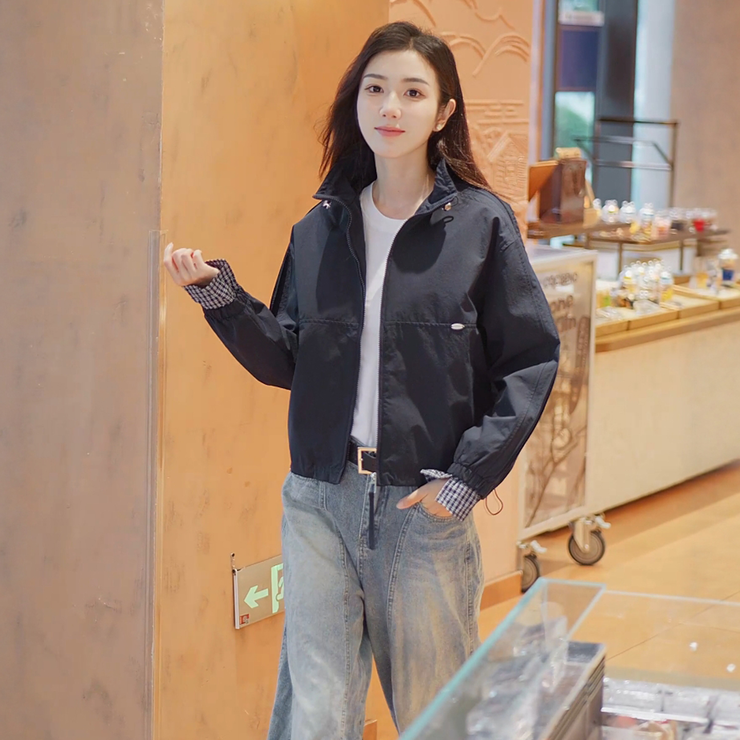 短款外套女款夹克棒球服