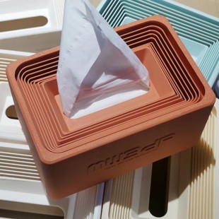 北欧简约高级感纸巾盒家用客厅下沉式创意抽纸盒装饰用品餐厅茶几