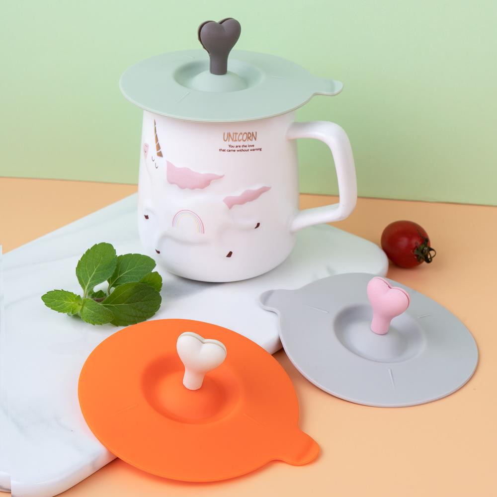 杯盖食品级硅胶通用款马克杯盖子单卖水杯咖啡杯单买早餐杯盖防尘
