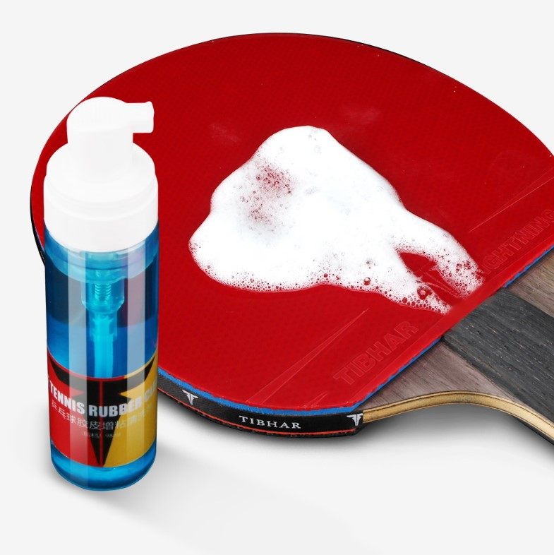 tibhar德国挺拔乒乓球拍清洗剂保养液增粘剂泡沫型专业胶皮清洁剂