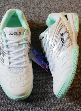 现货JOOLA尤拉乒乓球鞋男女款防滑耐磨透气专业比赛运动鞋风云pro