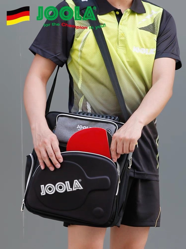 正品joola/尤拉乒乓球包运动包多功能乒乓球拍套单肩背包855跨包