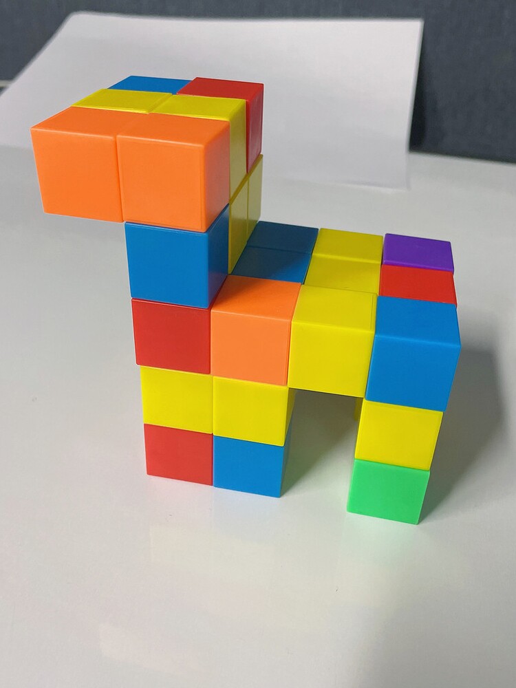 数学学具2厘米磁力方块六面磁性正方体几何立体王3d空间思维模型