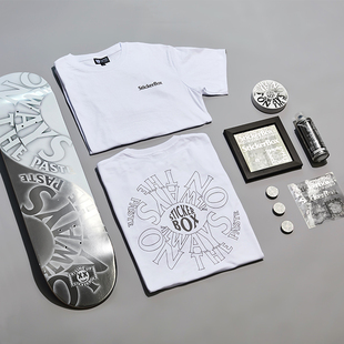 STICKERBOX 6TH 纪念产品 贴纸&胸针&滑板 纪念套装