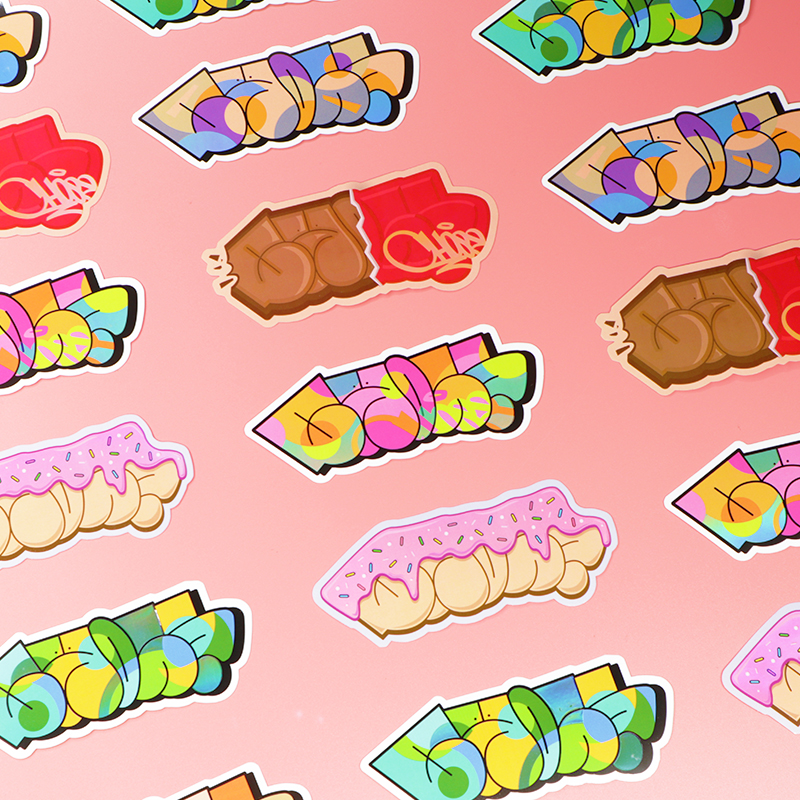 CHOSE选择哥涂鸦卡通贴纸