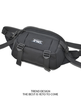 MACKAR工装机能单肩斜挎包男包包户外运动休闲旅行腰包大容量胸包