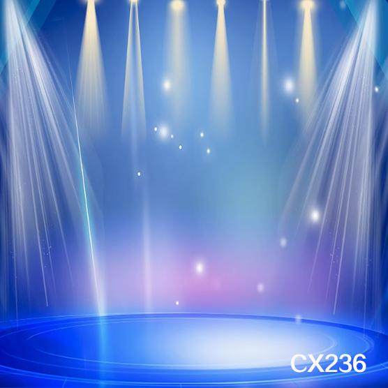 新款唱歌主播背景布3d直播间快手墙纸男舞台炫酷打碟星空淘宝直播