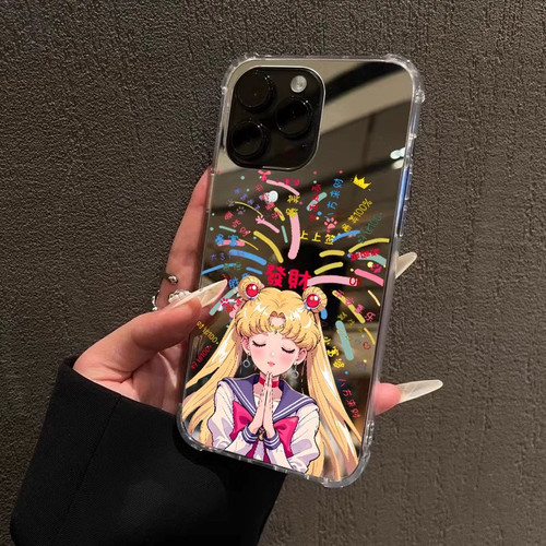 美少女烟花发财镜面动漫