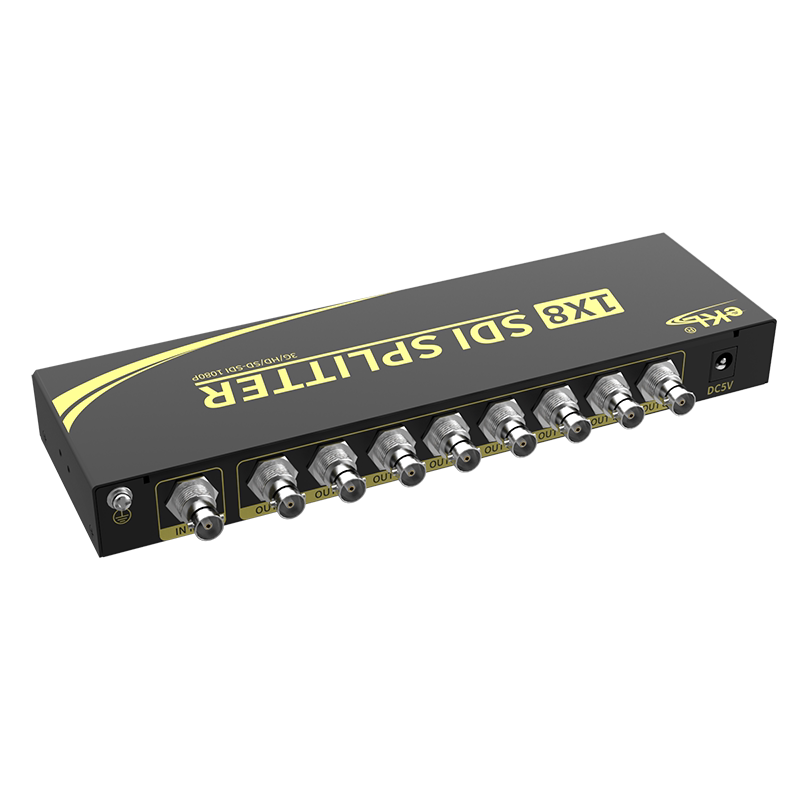eKl-SD108 高清SDI分配器1进8出广播级摄像机监控器支持SD/HD/3G