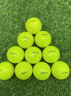 特价清仓彩色球Titleist黄色球樱花球卡拉威泰勒梅高尔夫二手球