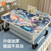 床上小桌子可折叠学生宿舍学习膝上桌动画儿童迷你绘画桌板卧室家用阳台办公笔记本电脑懒人支架桌