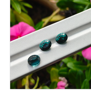 培育尖晶石孔雀石绿莫兰迪色系椭圆裸石合成人工戒面吊坠镶嵌